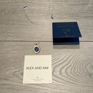 Alex and Ani Silver Libra Celestial Wheel Necklace